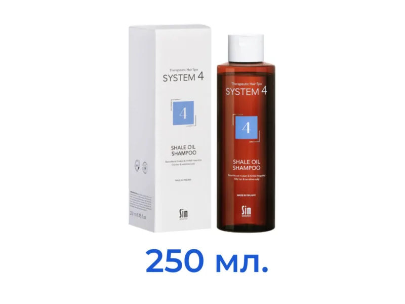 Шампунь 4 для жирної та роздратованої шкіри голови System4 - Зображення 1